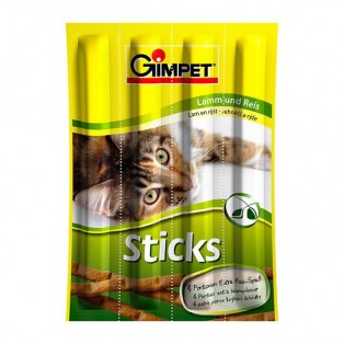 Sticks. Палочки-лакомство со вкусом ягненка для кошек, 4 шт. Gimpet (Джимпет)