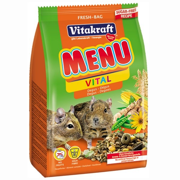Vitakraft Menu Vital Корм полнорационный для дегу 600 г