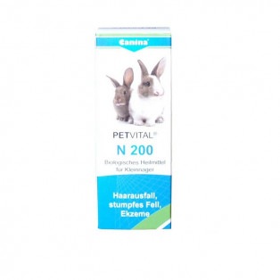 Petvital N 200. Добавка для грызунов в период линьки, 15 мл. Canina (Канина)