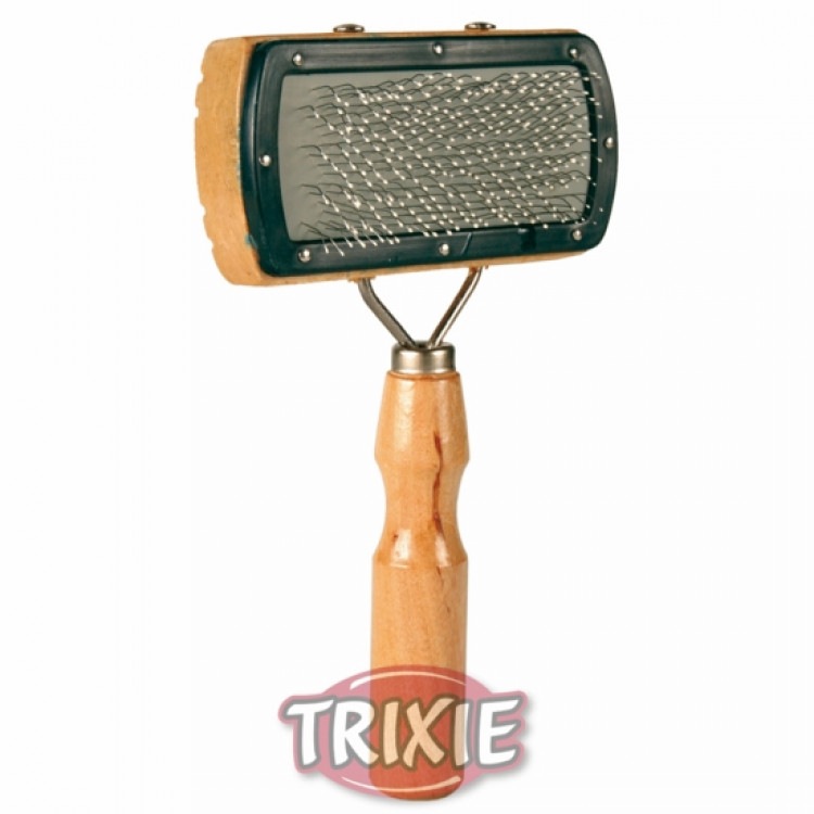 Trixie (Трикси) Brush, wooden handle Пуховка с деревяной ручкой (2300)