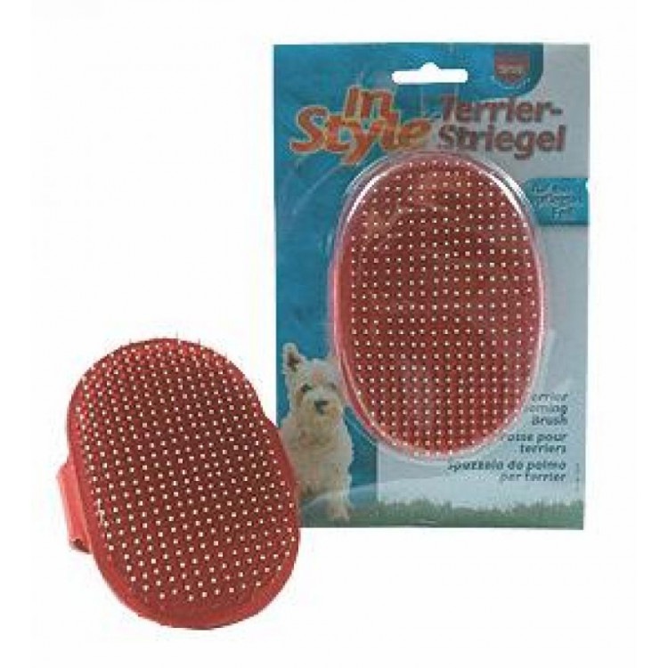 Trixie (Трикси) Terrier grooming brush Щетка резиновая овальная (2330)