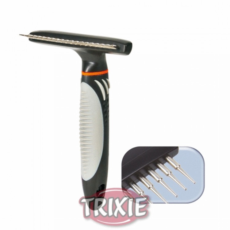  Trixie (Трикси) Metal grooming rake Расчёска-грабли для длинношёрстных собак 10х15см/2см (23782)