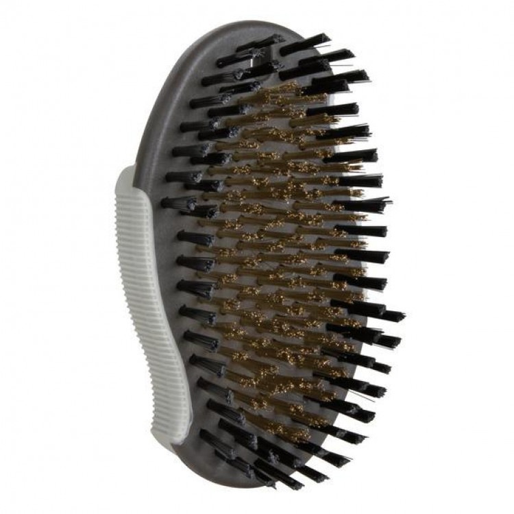 Trixie (Трикси) Dog brush, nylon and brass bristles. Щетка пластиковая из нейлоновой щетиной и латуни
