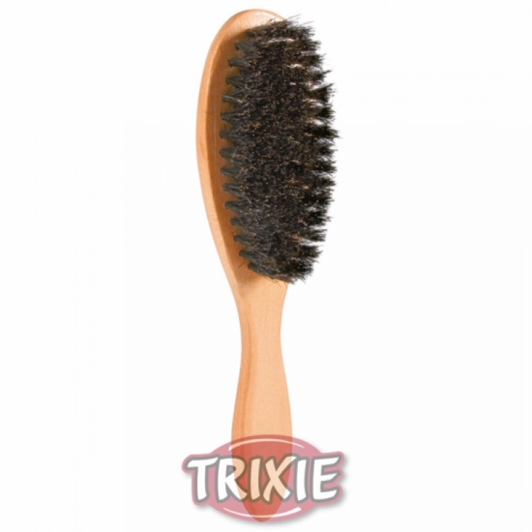 Trixie (Трикси) Dog brush Пуховка деревяная с натуральной щетиной (2327)