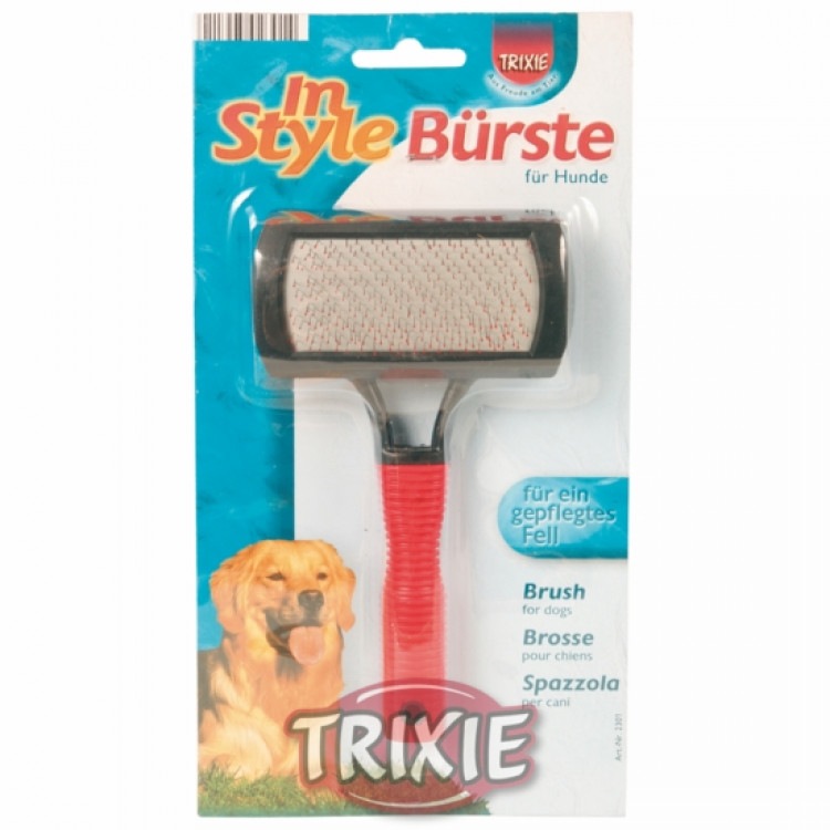 Trixie (Трикси) Brush, plastic handle Пуховка с пластиковой ручкой (2301)