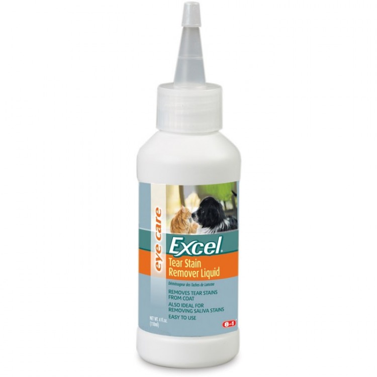 Tear Stain Remover Liquid. Жидкость для устранения слезных дорожек для собак и кошек, 118 мл. 8in1 (8в1)