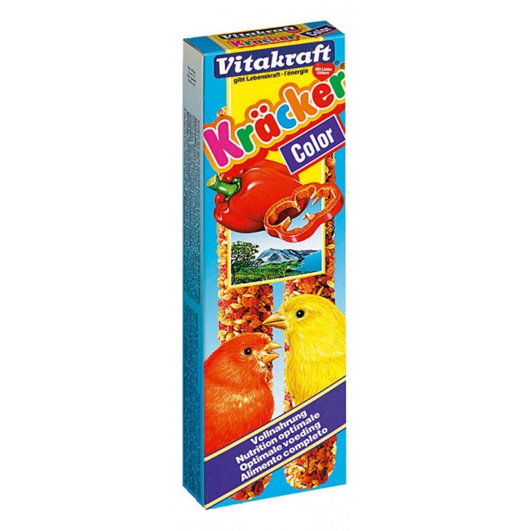 Kracker. Крекер для канареек для улучшения окраса перьев, 2 шт. Vitakraft (Витакрафт)