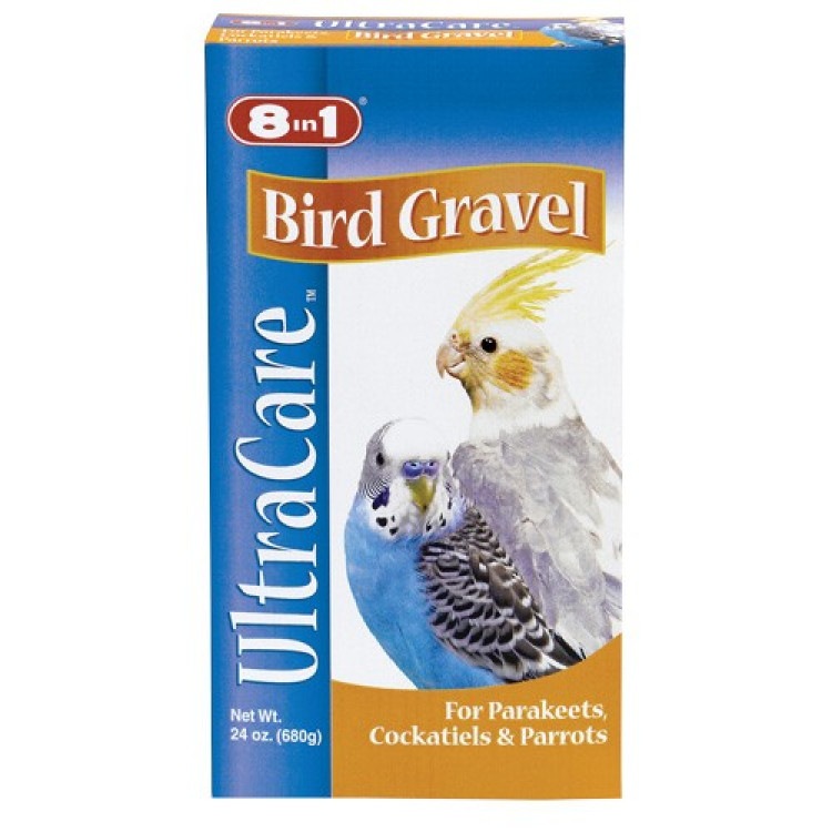 Bird Gravel. Гравий для заполнения зоба у попугаев, 680гр. 8in1 (8в1)