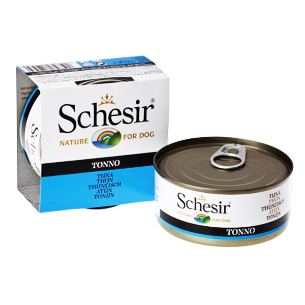 Schesir (Шезир) Dog. Консервы для собак с тунцом, 150 гр