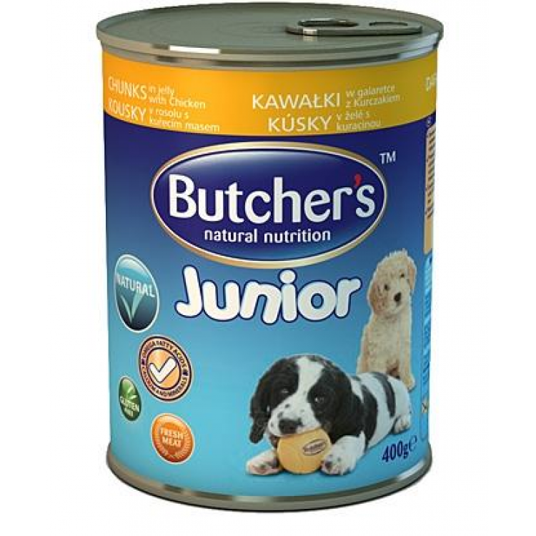 Butcher`s (Бутчерс) Junior. Консервы для щенков с курицей, 400 гр