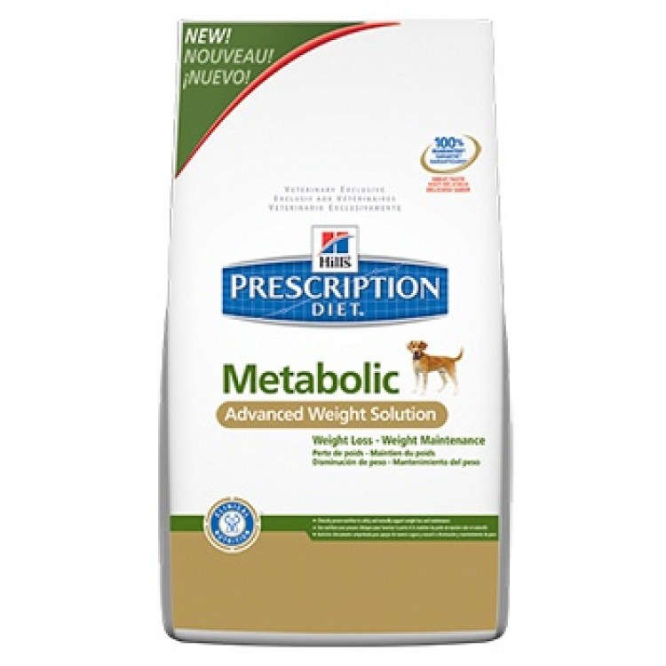 Hills (Хилс) Prescription Diet Canine Metabolic. Сухой диетический корм для собак при ожирении и избыточном весе, 1,5 кг