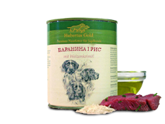 Hubertus Gold (Хубертус Голд). Консервы для собак с ягненком и рисом, 800 гр