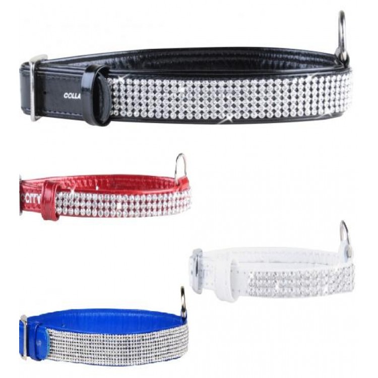 Ошейник Collar BRILLIANCE из лакированной кожи для кошек и мелких пород собак 