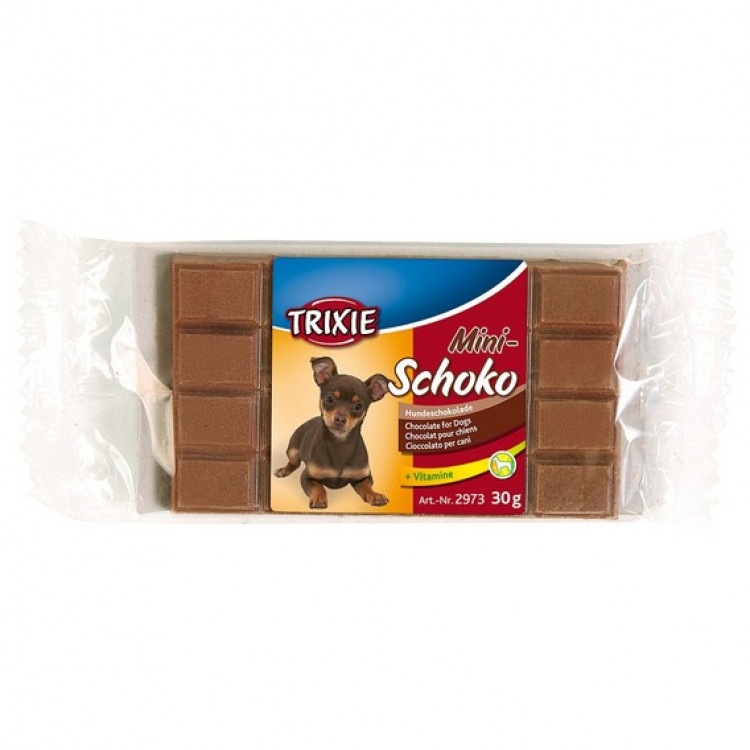 Dog chocolate mini. Шоколад для собак мини, 30 гр. Trixie (Трикси) (2973)
