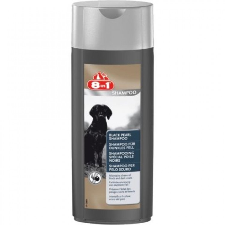 Black Pearl Shampoo. Шампунь для собак темных окрасов Черная Жемчужина, 250 мл. 8in1 (8в1)