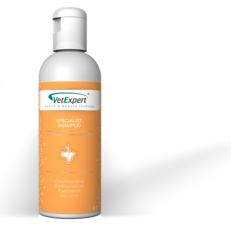 Specialist Shampoo. Антибактериальный и противогрибковый шампунь для собак и кошек, 250 мл. VetExpert (ВетЭксперт)