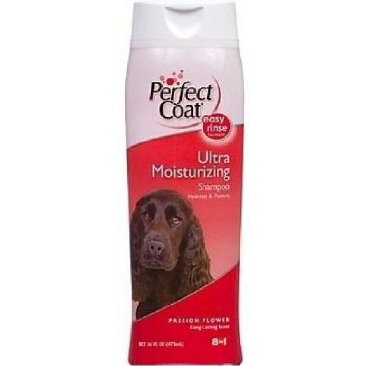 Perfect Coat Ultra Moisturizing Shampoo. Шампунь для собак увлажняющий, 473 мл. 8in1 (8в1)