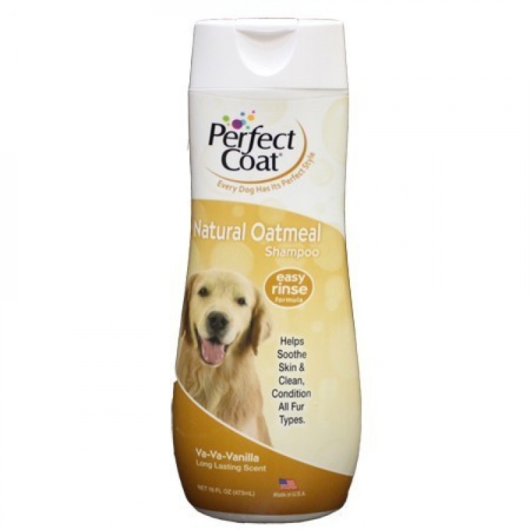 Perfect Coat Oatmeal Shampoo. Шампунь для собак с овсяной мукой, 473 мл. 8in1 (8в1)