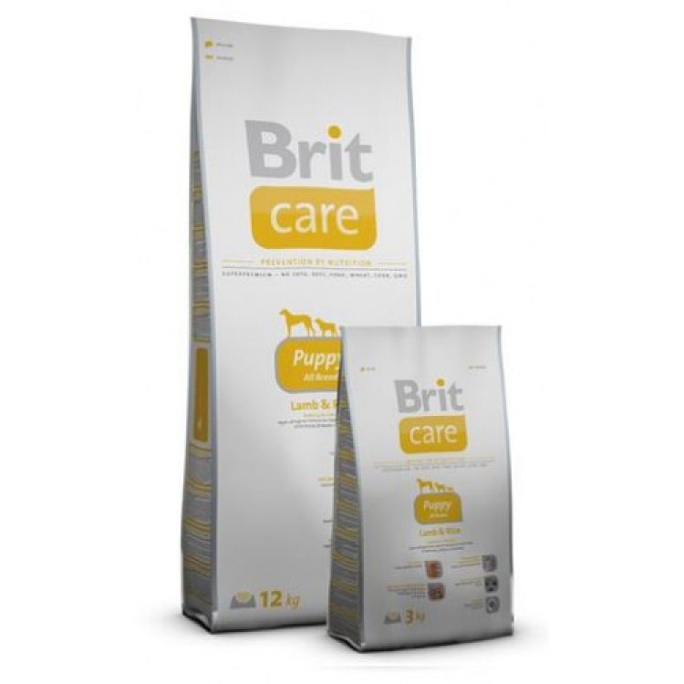 Brit Care (Брит Кеа) Puppy All Breed Lamb and Rice. Сухой корм для щенков всех пород с ягненком и рисом, 3 кг