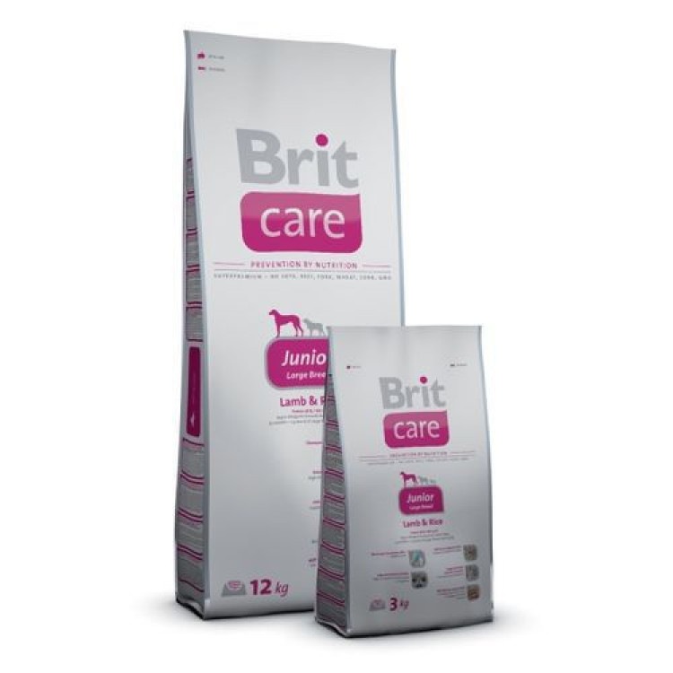 Brit Care (Брит Кеа) Junior Large Breed Lamb and Rice. Сухой корм для щенков крупных пород с ягненком и рисом, 3 кг