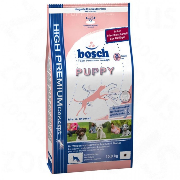 Bosch (Бош) Puppy. Сухой корм для щенков в период отъема от матери до 3-4 месяцев, 7,5 кг