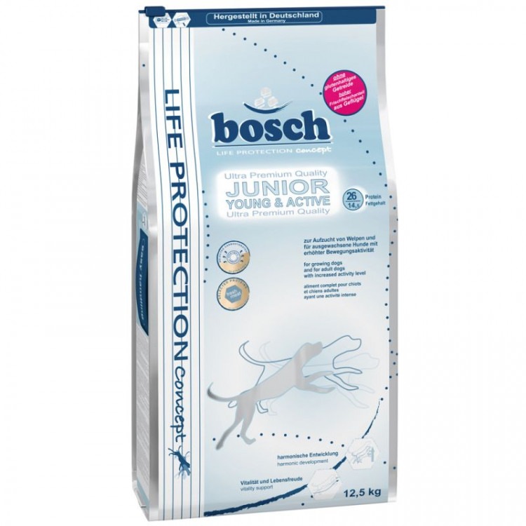 Bosch (Бош) Junior Young & Active. Сухой корм для молодых собак и юниоров, 3,75 кг