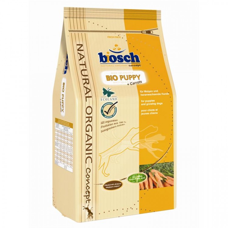 Bosch (Бош) Bio Puppy. Сухой корм для щенков с морковью, 3,75 кг