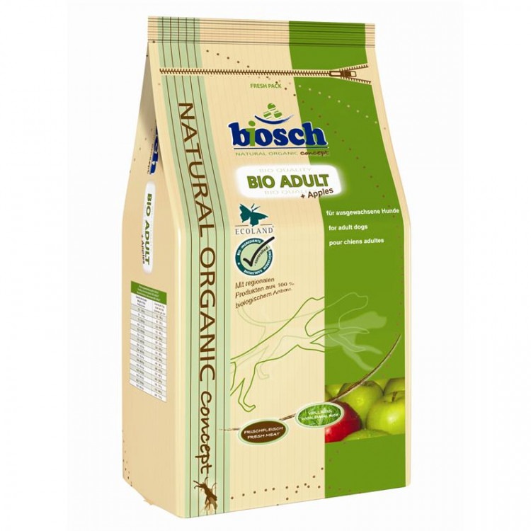 Bosch (Бош) Bio Adult. Сухой корм для взрослых собак с яблоками, 3,75 кг
