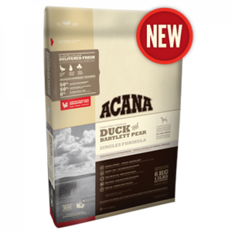 Acana (Акана) Duck & Bartlett Pear. Сухой беззерновой гипоаллергенный корм для собак с уткой и грушей, 2 кг