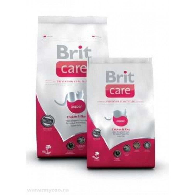 Brit Care (Брит Кеа) Indoor. Сухой корм для кошек, живущих в помещении, 2 кг