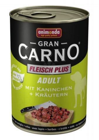 Animonda Gran Carno (Анимонда Гран Карно) Adult. Консервы для собак с говядиной, кроликом и петрушкой, 800 гр