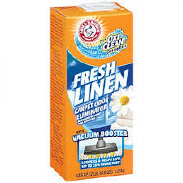 Fresh Linen Carpet Odor Eliminator. Дезодорант для ковров в форме порошка Свежая Белизна, 850 гр. Arm&Hammer (Арм энд Хаммер)