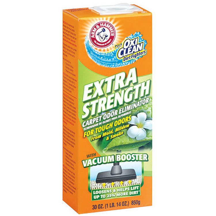 Extra Strength Carpet Odor Eliminator. Дезодорант для ковров в форме порошка Экстра Сила, 850 гр. Arm&Hammer (Арм энд Хаммер)