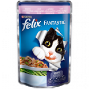 Felix Fantastic (Феликс Фантастик). Кусочки с форелью и зеленым горошком в желе, 100 г