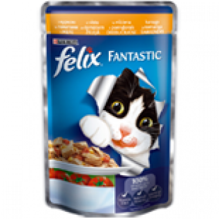 Felix Fantastic (Феликс Фантастик). Кусочки с курицей и томатами в желе, 100 г