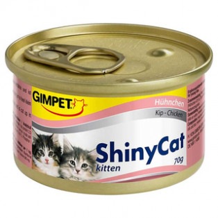 Gimpet ShinyCat (Джимпет Шайни Кэт) Kitten. Консервы для котят с курицей в желе, 70 гр