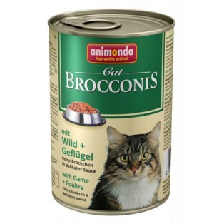 Animonda Brocconis (Анимонда Броконис). Консервы для кошек с дичью и домашней птицей, 400 гр