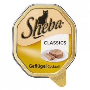 Sheba Classics (Шеба Класикс). Паштет для кошек с курицей, 100 гр