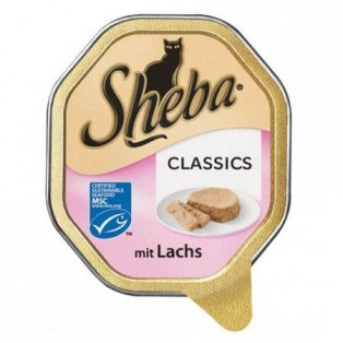 Sheba Classics (Шеба Класикс). Паштет для кошек с лососем, 100 гр