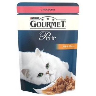Gourmet Perle (Гурме Перл). Мини-филе с лососем, 85 гр.