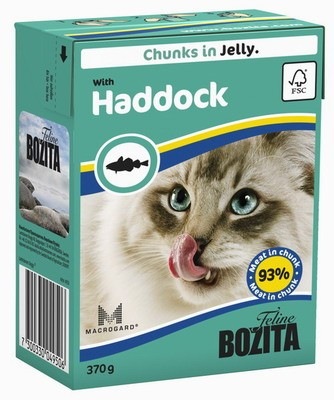 Bozita (Бозита) Feline. Мясные кусочки в желе с морской рыбой для кошек, 370 г
