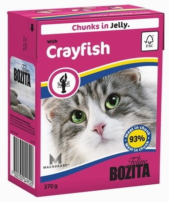 Bozita (Бозита) Feline. Кусочки в желе с лангустами для кошек, 370 гр
