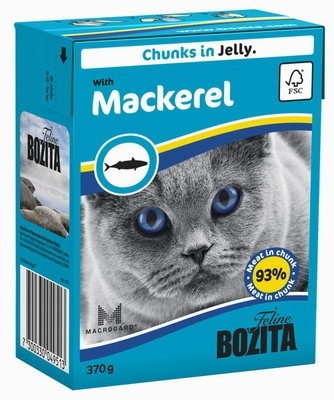 Bozita (Бозита) Feline. Кусочки в желе с речной рыбой для кошек, 370 гр