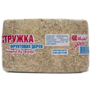 Подстилка на основе опилок фруктовых деревьев для грызунов