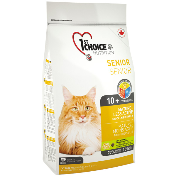 1st Choice (ФестЧойс) Mature - Less Active. Сухой корм для пожилых и малоактивных кошек, 0,350 кг