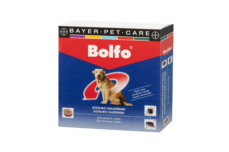 Bolfo (Больфо). Ошейник противопаразитарный для крупных пород собак, 65 см. Bayer (Байер)