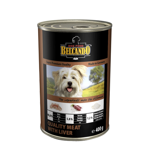 Belcando (Белкандо) Best Quality Meat. Консервы для взрослых собак с мясом и печенью, 400 гр