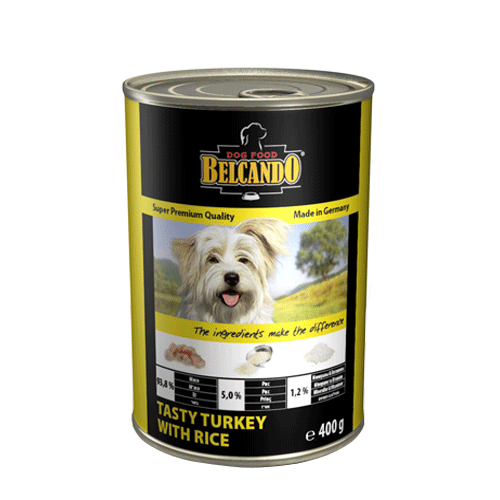 Belcando (Белкандо) Best Quality Meat. Консервы для взрослых собак с индейкой и рисом, 400 гр