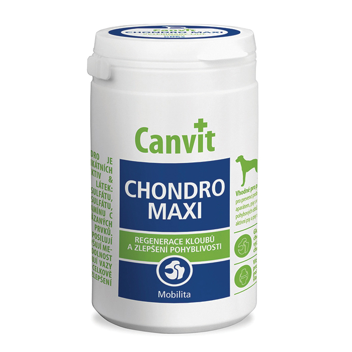 Canvit Chondro Maxi. Добавка для регенерации суставов и улучшения подвижности для собак крупных пород, 230 гр