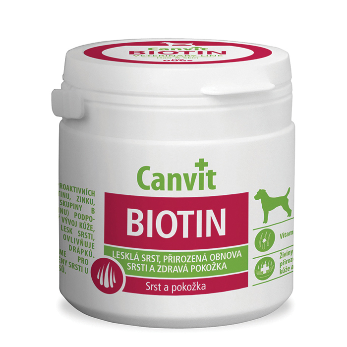 Canvit Biotin. Добавка для здоровья кожи и шерсти для собак, 100 гр
